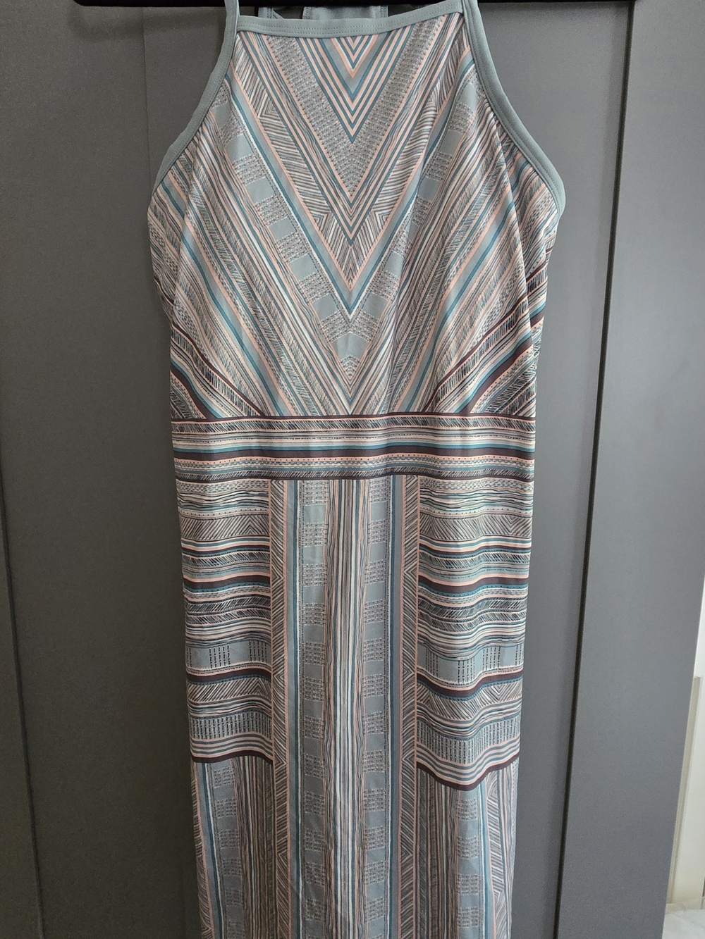 Prana Geometric Halter Dress